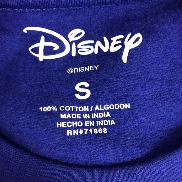 NWT Disney Womens Royal Blue Trendy Minnie Mouse Oversized Sweatshirt Size S - Picture 4 of 7